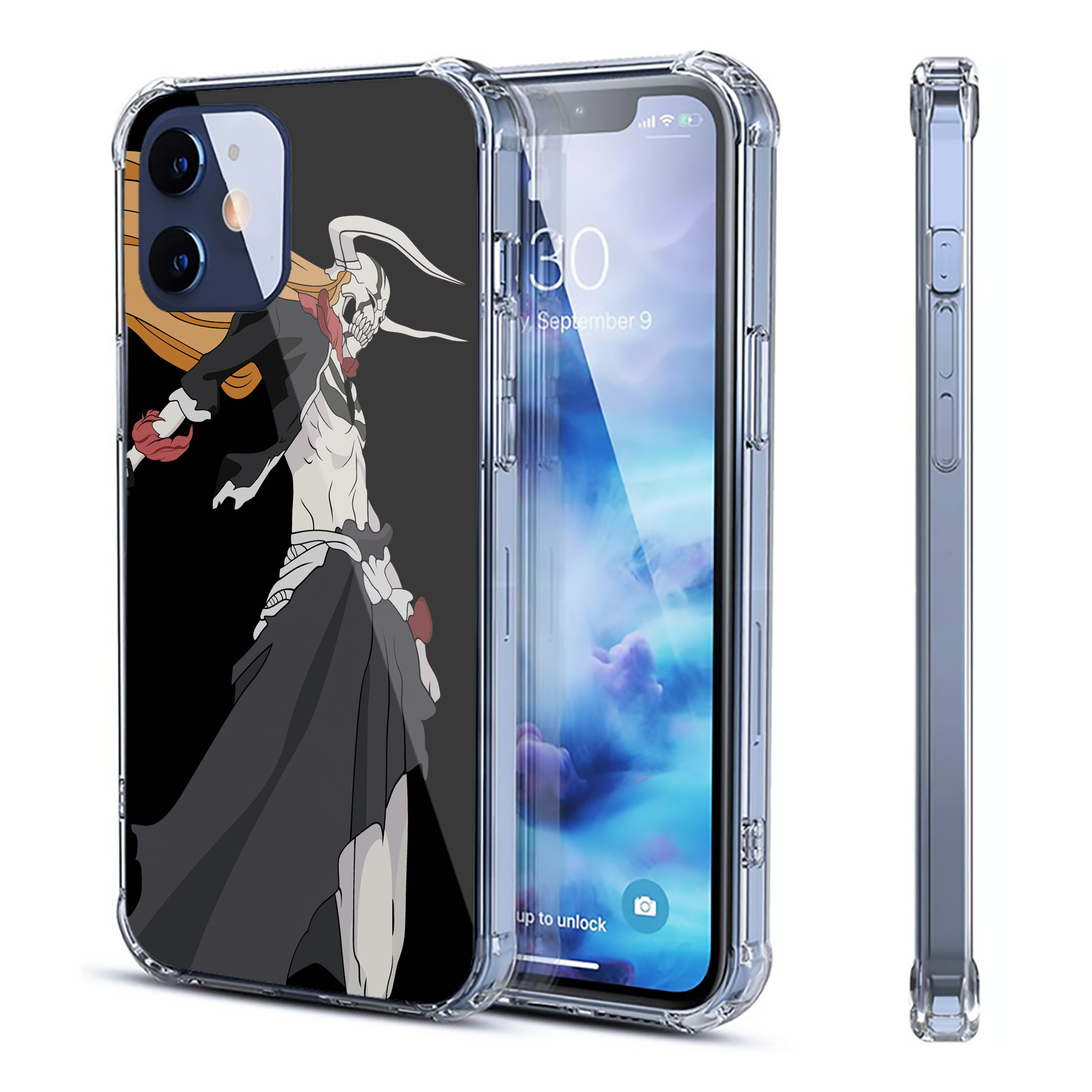 （画像用） ブリーチ BLEACH 【iPhone 12シリーズ対応】透明スマホケース（クリアソフトケース）
